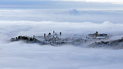 BERGAMO ALTA в тумане