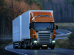 обои фура Scania