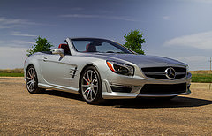 обои кабриолет Mercedes SL63 AMG