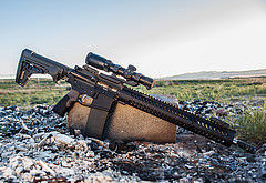 обои винтовка ar15 с прицелом