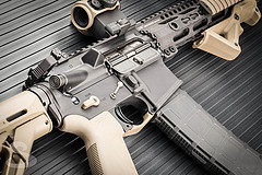 обои AR-15 с прицелом