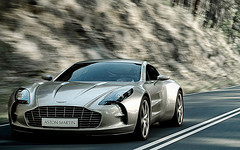 обои серый Aston Martin