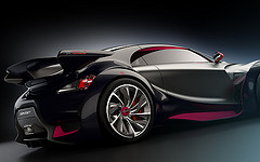 обои Citroen Survolt вид сзади