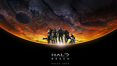 обои Halo: Reach, солдаты, планета
