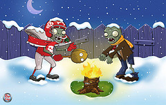 обои Plants vs Zombies Christmas