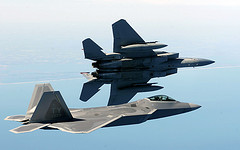 F-15 Eagle and F-22