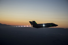 ночной полет F-35