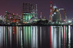 обои Mizushima industrial complex