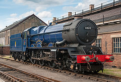 обои паровоз King Edward II