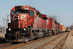 обои CP 281 West CP SD40-2 5936