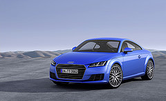 обои синяя Audi TT