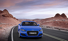 обои новая синяя Audi TT