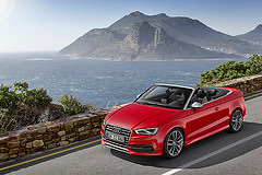 обои красная Audi S3 Cabriolet