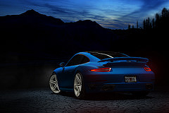 обои Porsche 991вид сзади