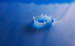 обои всплес воды